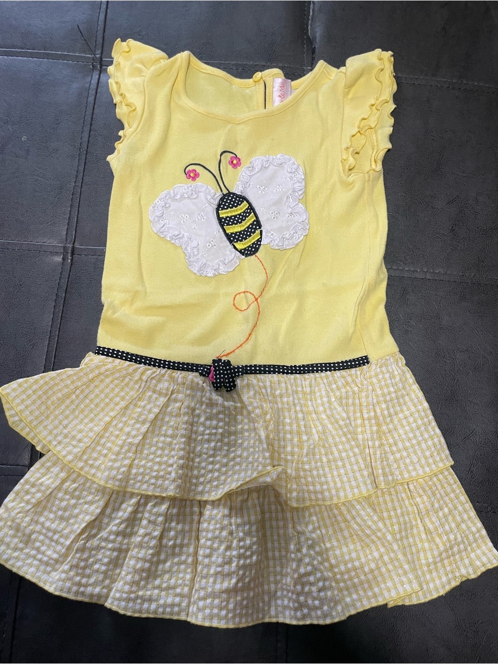 Jenny & Me Soft Yellow Baby Tee - Cute Crewneck